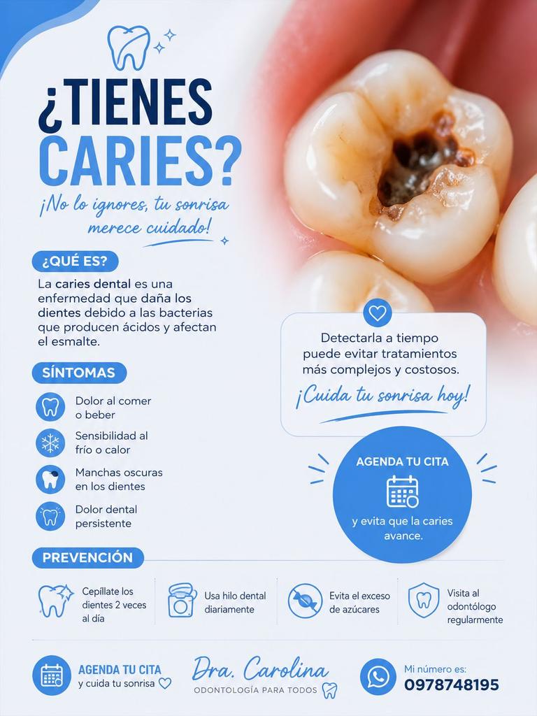 Guía sobre caries dental: diagnóstico y tratamiento